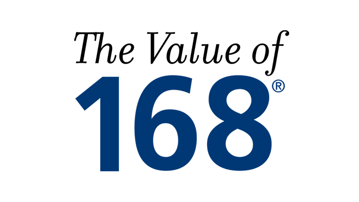 Value of 168